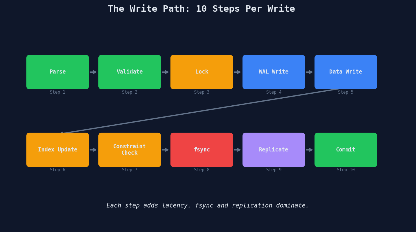 Write Path Sequence